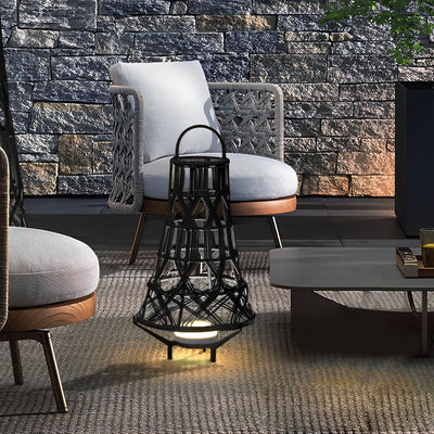 Misty Classic Unique Steel Outdoor Tribal Floor Lamp