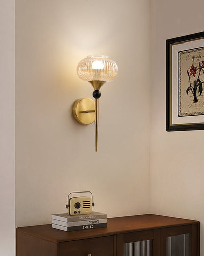 Thyr Ribbed Wall Sconce