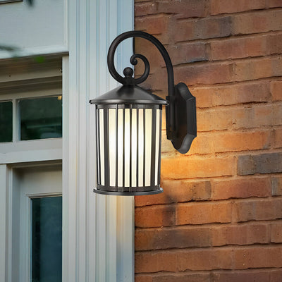 Joseph Striped Retro Aluminum Outdoor Wall Lights