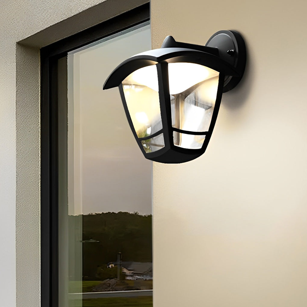 Stuart Retro Vintage Plug in Aluminum Outdoor Wall Lamp