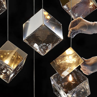 Prismatic Vapor Chandelier