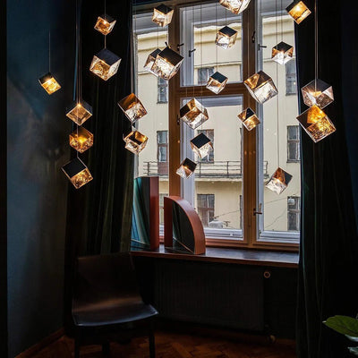 Prismatic Vapor Chandelier