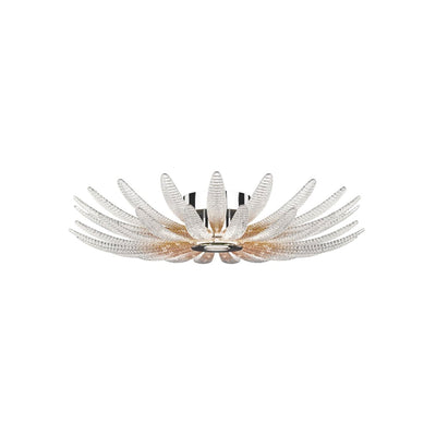 Ignatius Glass Petal Ceiling Light