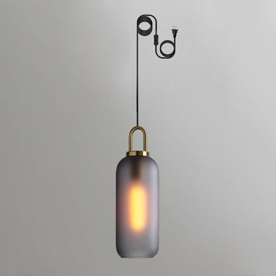 Sevelo Pendant Lamp Frosted Glass Swag Adjustable