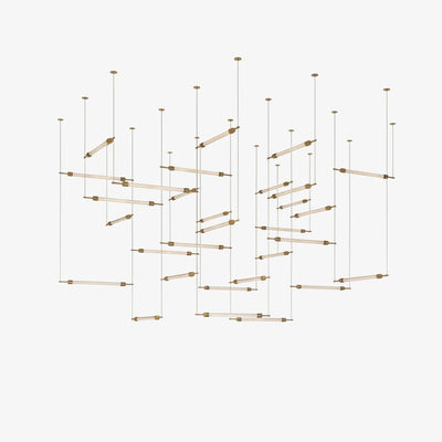 CrystalGrid Architectural Matrix Customize Chandelier