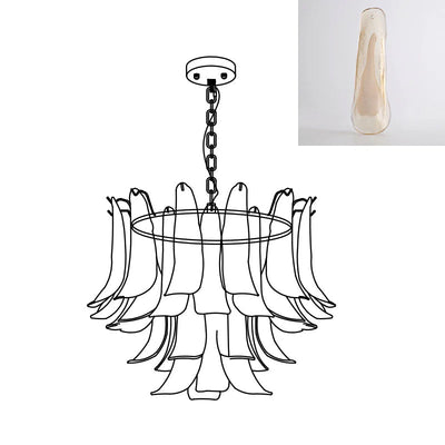 Glyra Amber Bloom Chandelier