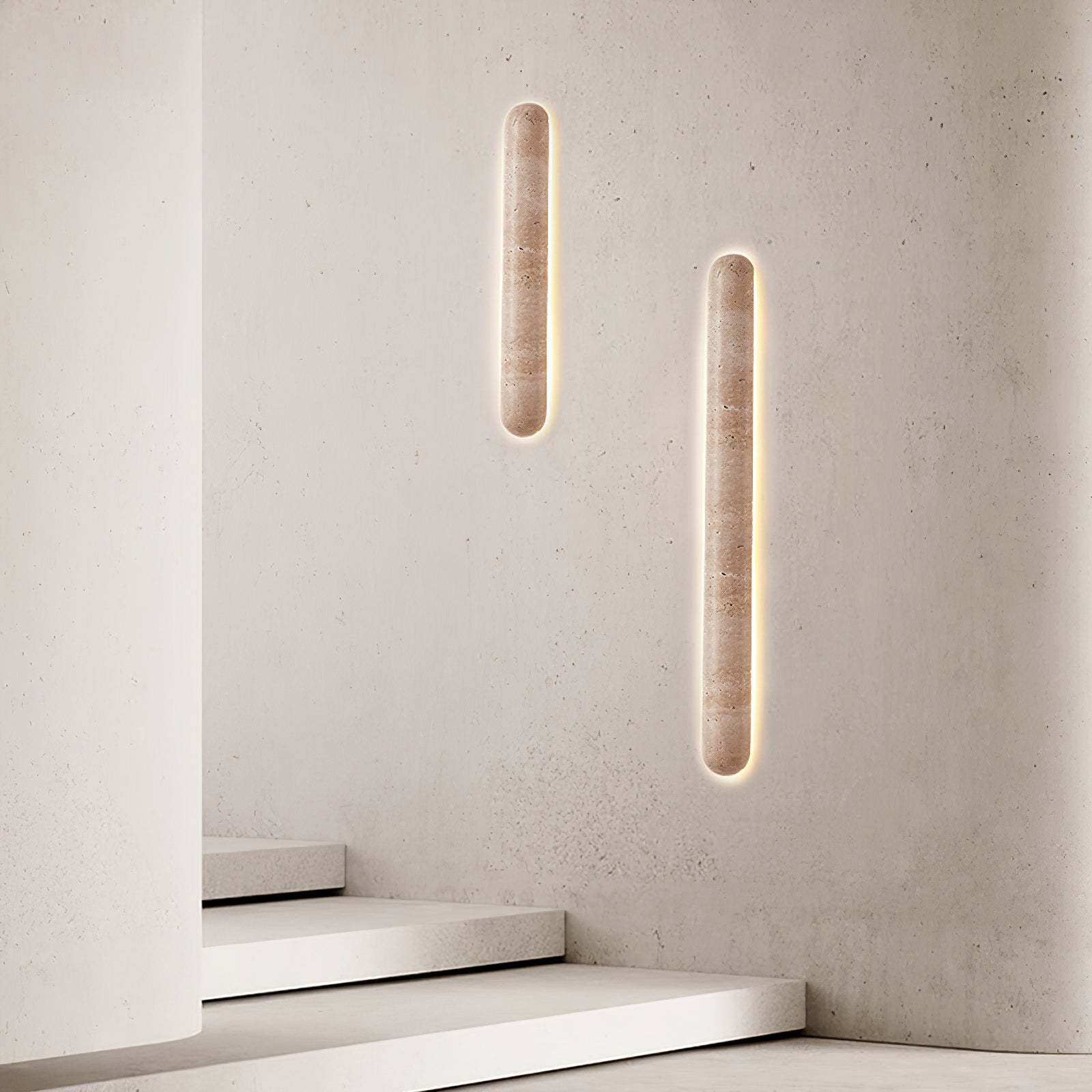 Aelius Travertine Wall Sconce