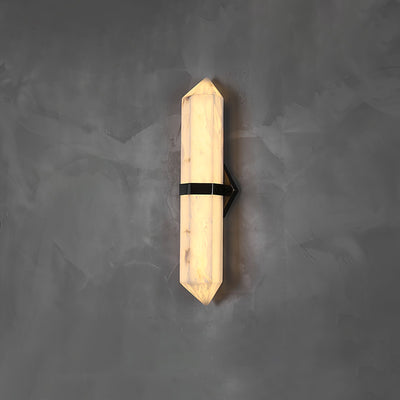 Albiaya Wall Light Alabaster Brass for Bedroom