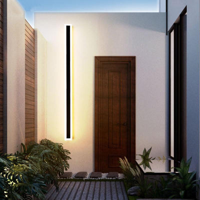 Arisha Radiation Linear Acrylic Outdoor Wall Lamp Garden Corridor - Neutral Decor