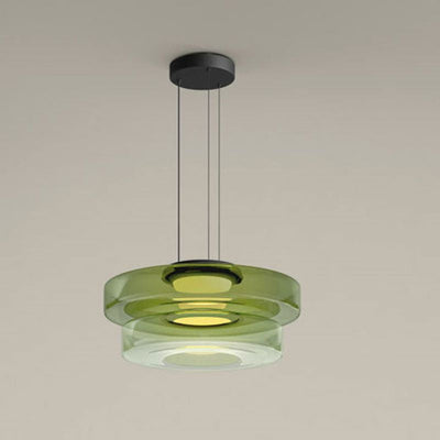 Valentina Glass Pendant Light Multi-tiered Structure - Neutral Decor