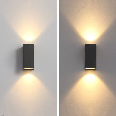 Ray Minimalist Square Outdoor Wall Lamp - Neutral Decor