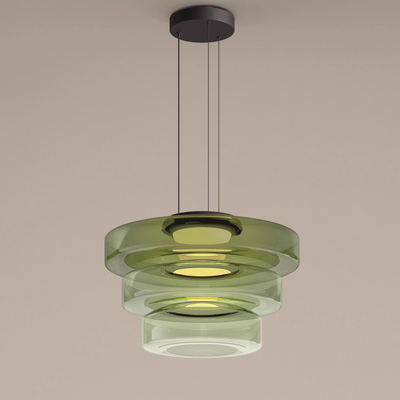 Valentina Glass Pendant Light Multi-tiered Structure - Neutral Decor