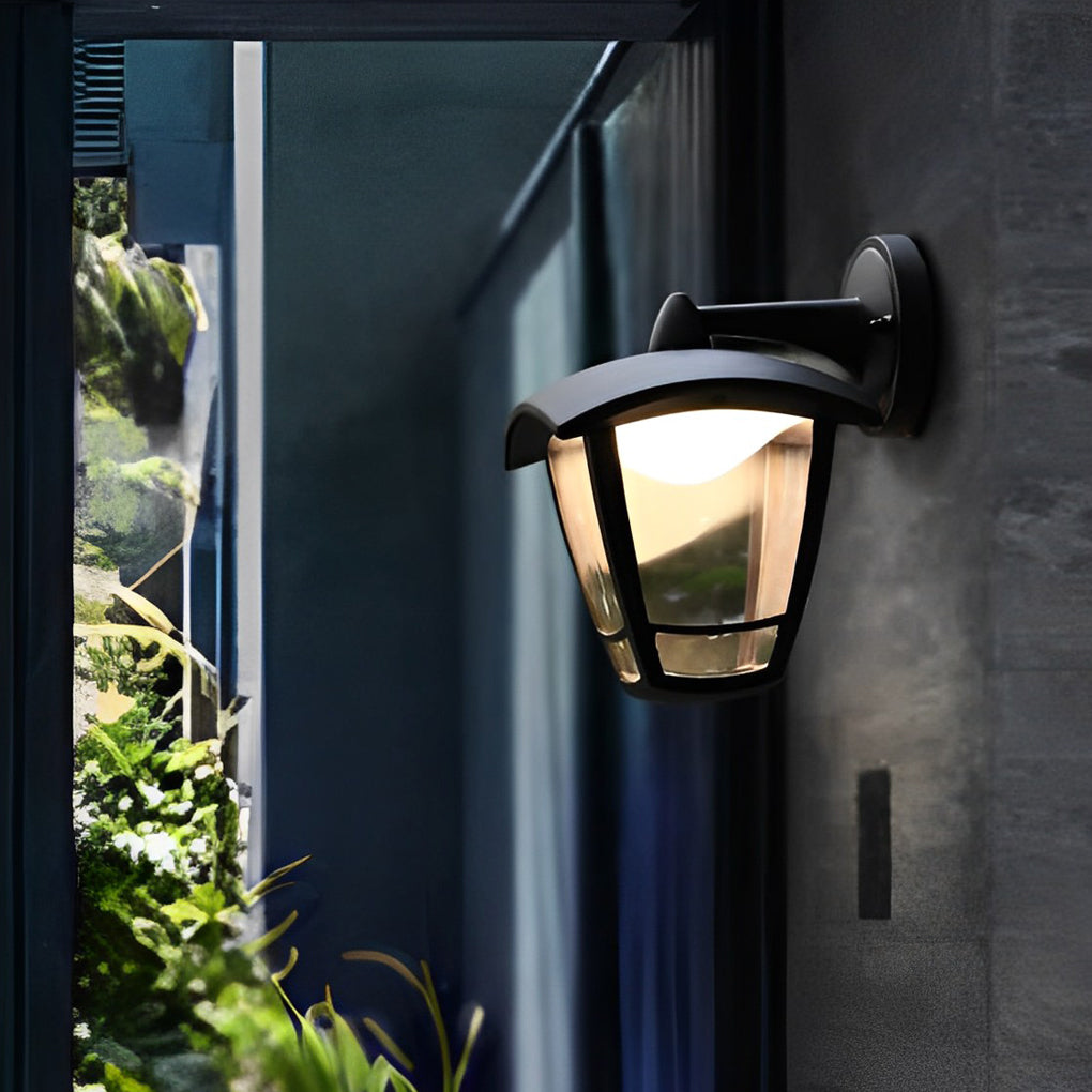 Stuart Retro Vintage Plug in Aluminum Outdoor Wall Lamp
