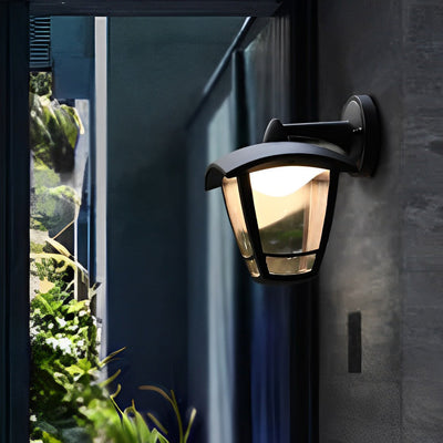 Stuart Retro Vintage Plug in Aluminum Outdoor Wall Lamp