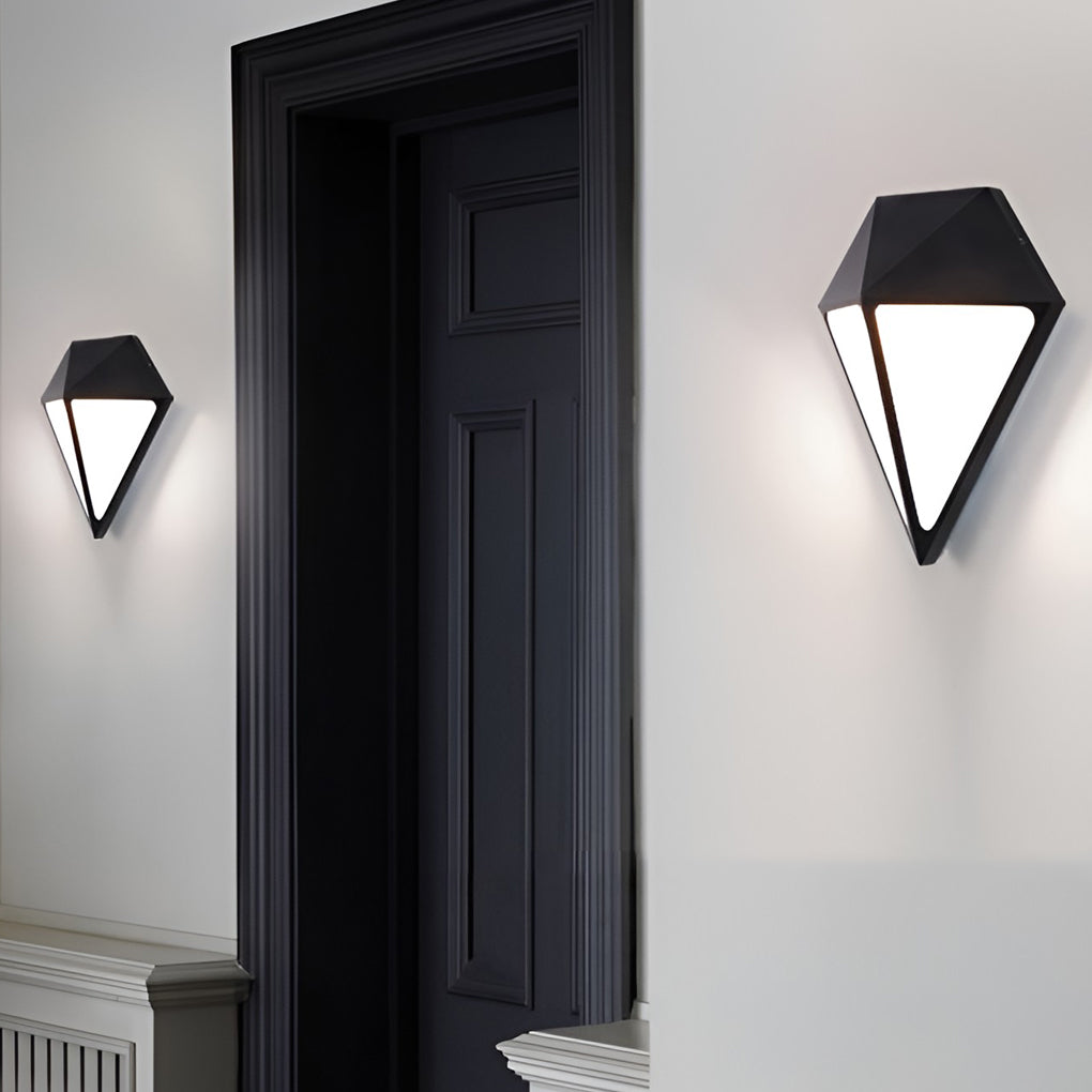 Sherwin Creative Geometric Aluminum Outdoor Wall Lamp