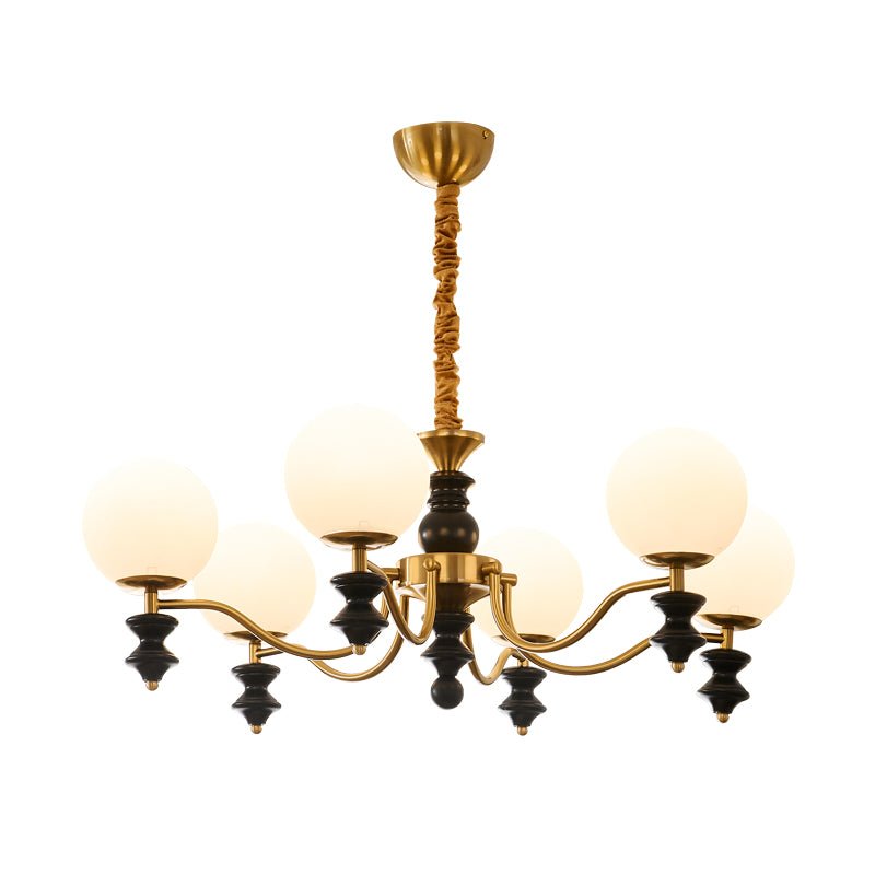 Ordore Traditional Elegance Vintage Wood Chandelier