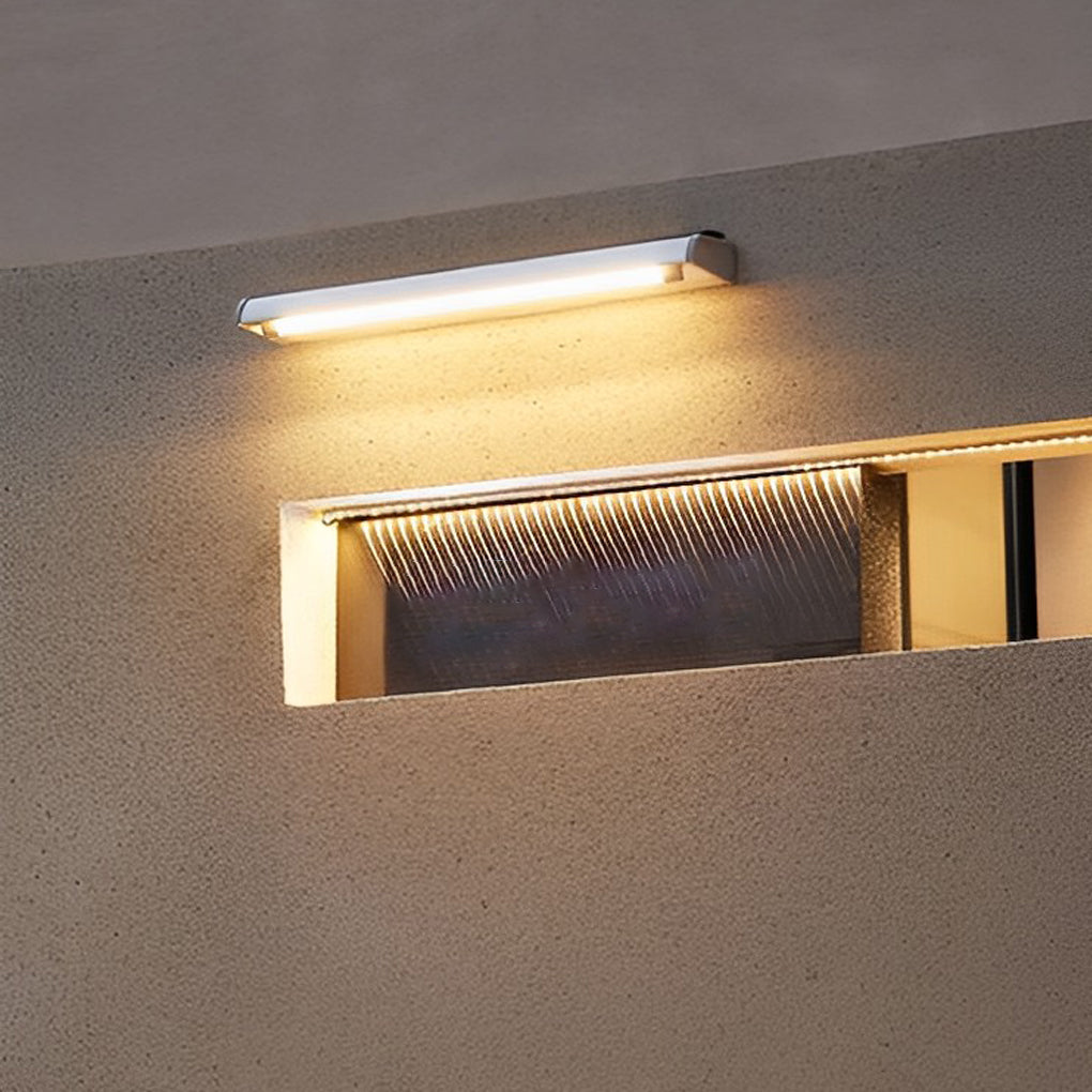 Jennifer Rectangular LED Modern Aluminum Outdoor Wall Lamp