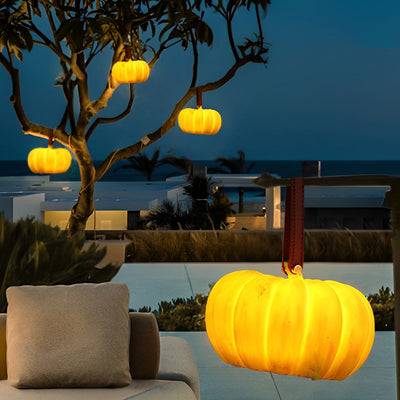 Millient Portable Pumpkin LED Resin Outdoor Lights