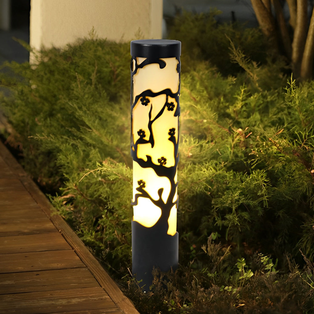 Glady Retro Wintersweet Metal Pathway Lights