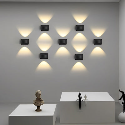 Audey Unique LED Modern Aluminum Outdoor Wall Lights
