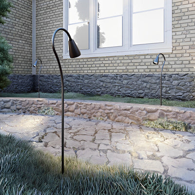 Miriam Arched LED Aluminum Outdoor Pathway Lights