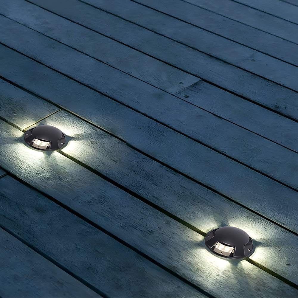 Abigail Horizontal Deck Stair Pathways Metal Outdoor Lights