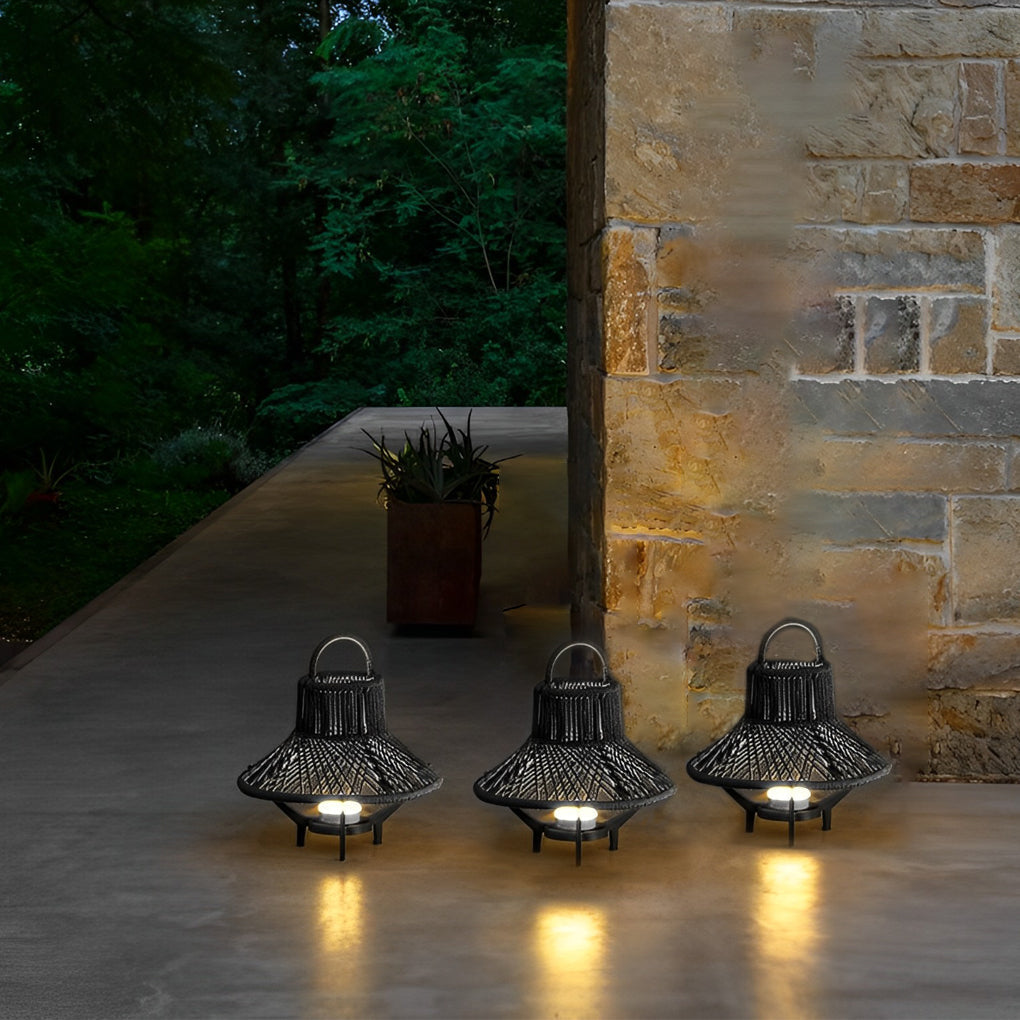 Misty Classic Unique Steel Outdoor Tribal Floor Lamp