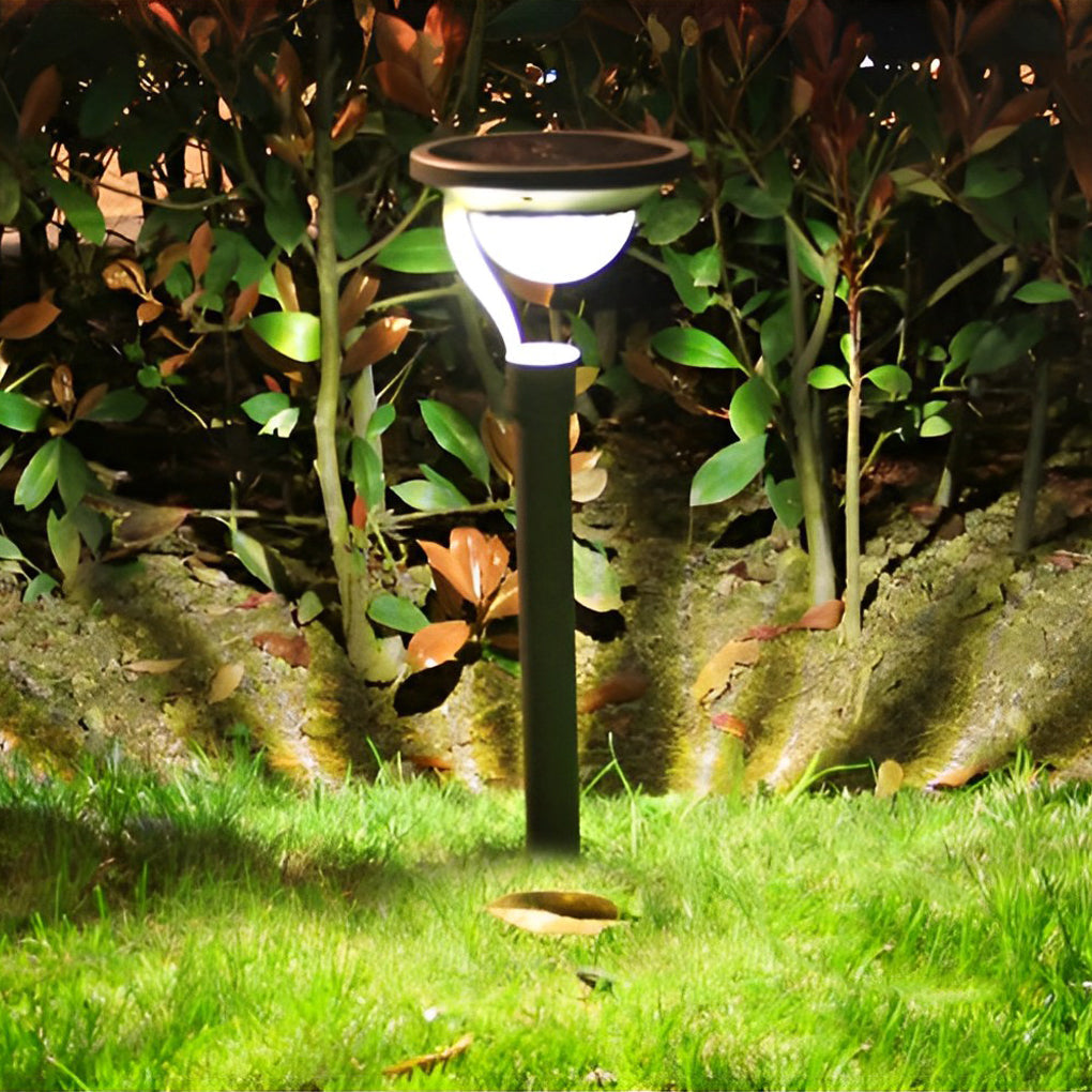 Esralda Modern Solar LED Aluminum Outdoor Lawn Light