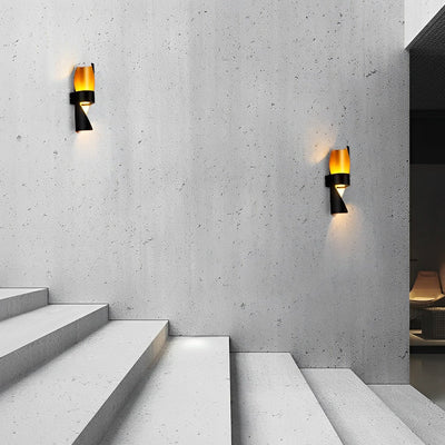 Wever Spiral Aluminum Outdoor Wall Mounted Light