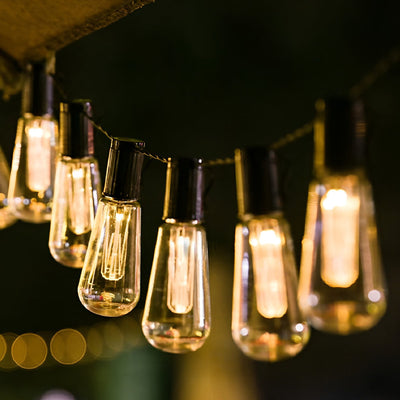 Brenda Retro Bulb USB LED Solar String Outdoor Lights