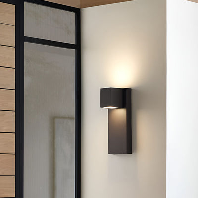 Eriny Square LED Modern Aluminum Outdoor Wall Sconce Light