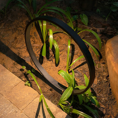Floyd Elegant Circular Ring Aluminum Outdoor Pathway Light