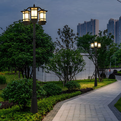 Roswell Modern Public Aluminum Outdoor Post Lights