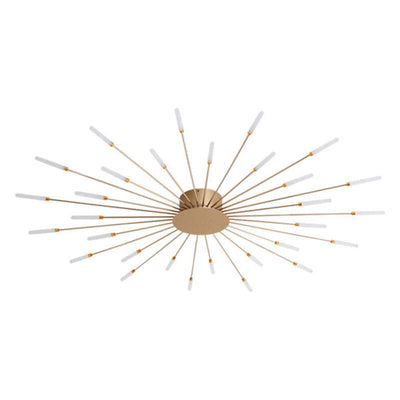 Arisha Fireworks Flush-Mount Ceiling Light Living Room - Neutral Decor