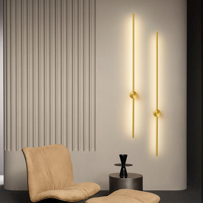 Nestx Brass Rod Minimalism Wall Lamp