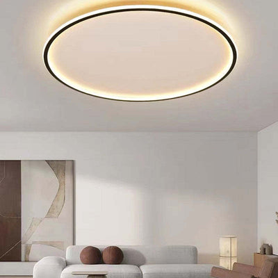 Arisha Flush Mount Ceiling Light Modern LED Round Hollow - Neutral Decor