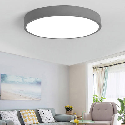Valentina Ceiling Light Round Flush Mount Bedroom - Neutral Decor