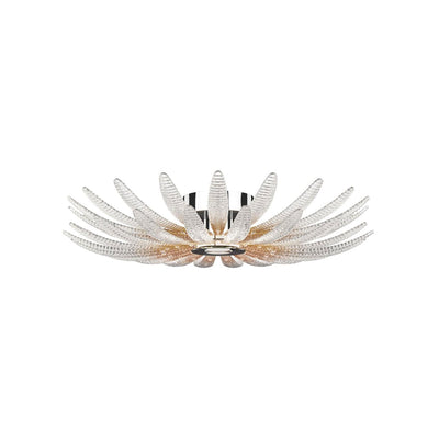 Ignatius Glass Petal Ceiling Light