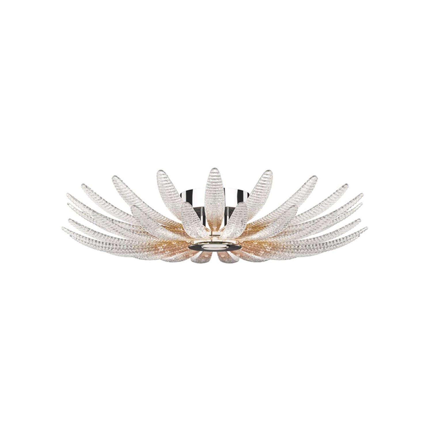 Ignatius Glass Petal Ceiling Light
