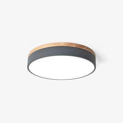 Valentina Nordic LED Round Flush Mount Ceiling Light - Neutral Decor