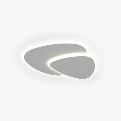 Arisha Designer Geometric Acrylic Flush Mount Ceiling Light - Neutral Decor