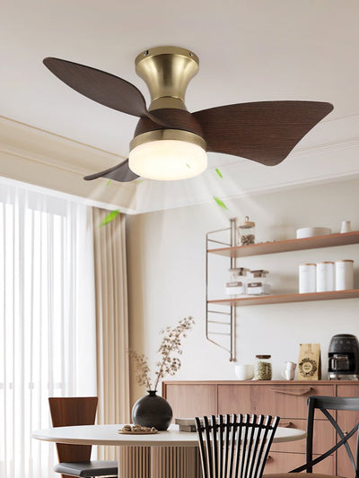 Aureon Modern Wood Ceiling Fan Light