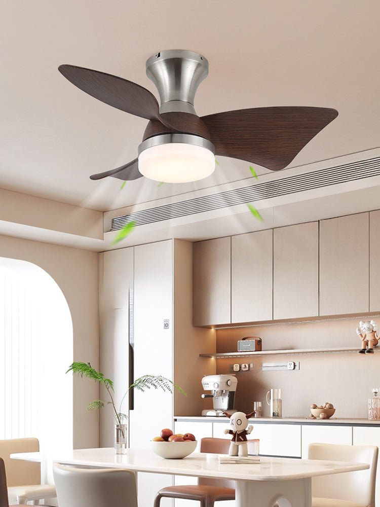 Aureon Modern Wood Ceiling Fan Light