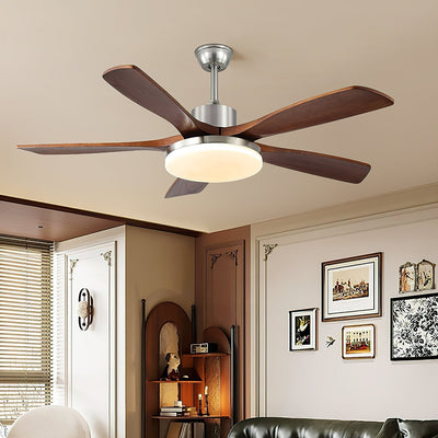 Alduira Modern Wood Ceiling Fan Light