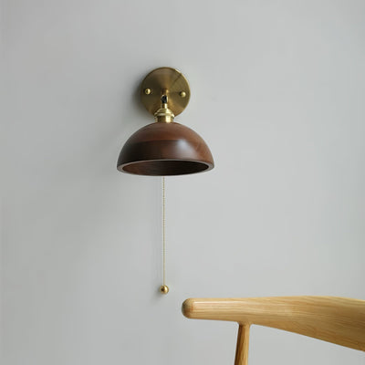 Rasen Vintage Wood Wall Lamp