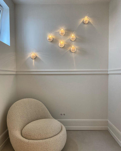 Sostor Wall Lamp Premium Nordic Art Glass Metal