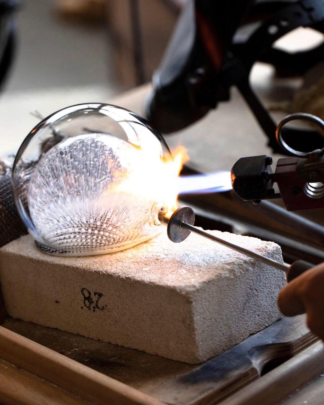 Sostor Wall Lamp Premium Nordic Art Glass Metal