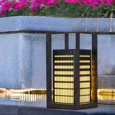 Laughter Unique Industrial Marble Outdoor Pathway Lantern