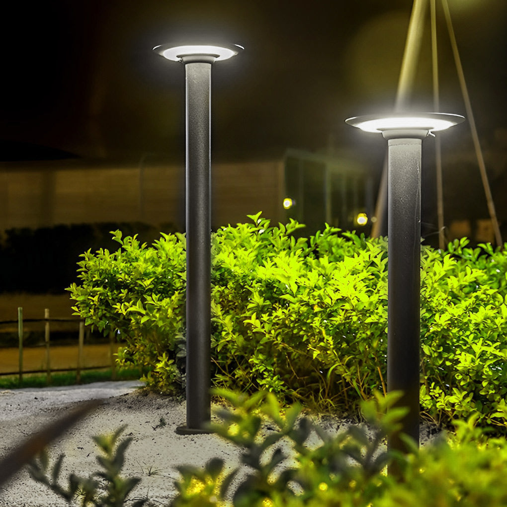 Opay Round LED Solar Design Aluminum Outdoor Light