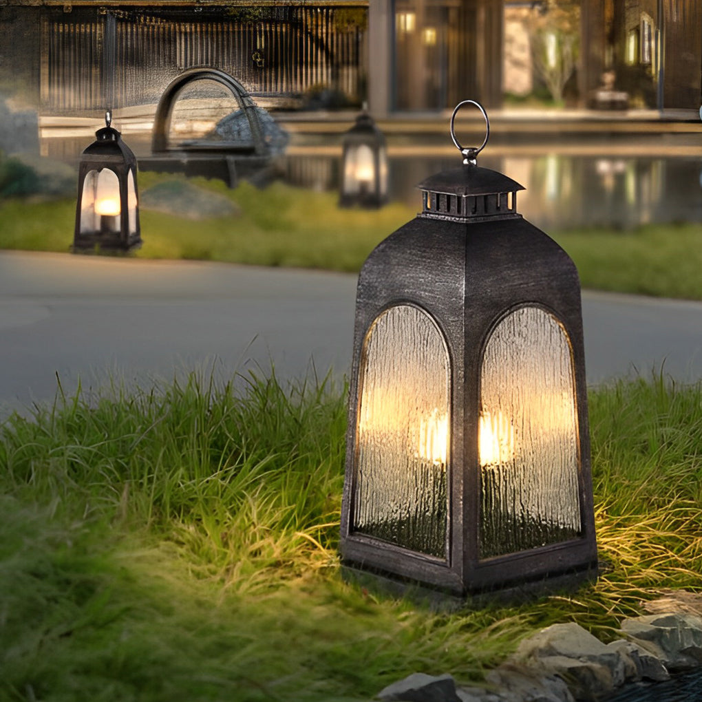 Beerly Portable Retro European Steel Outdoor Lawn Lights